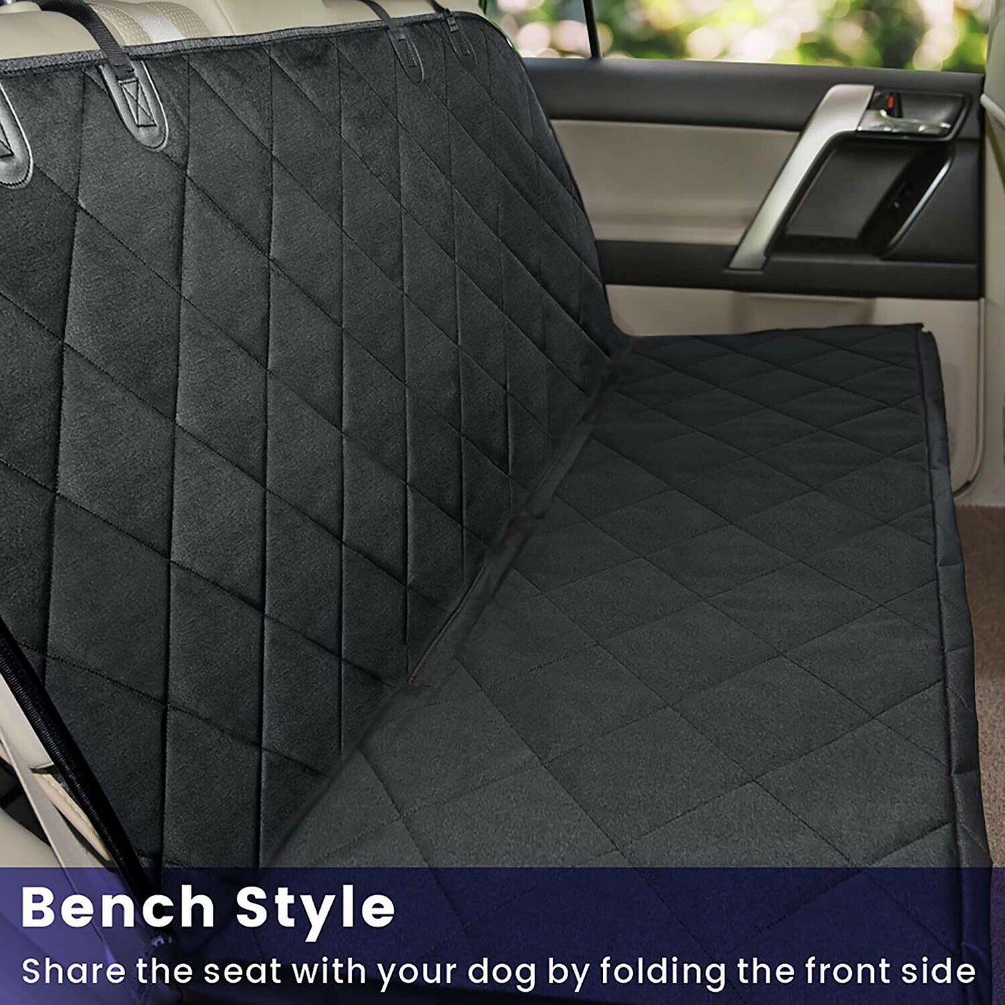 Pet Seat Cover for Dogs Car Back Seat Protector Hammock Resistant Dirty Cushion